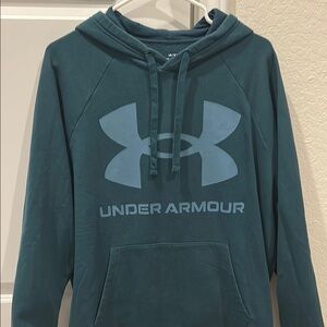 Under Armour Blue V-Neck Sweater with Logo